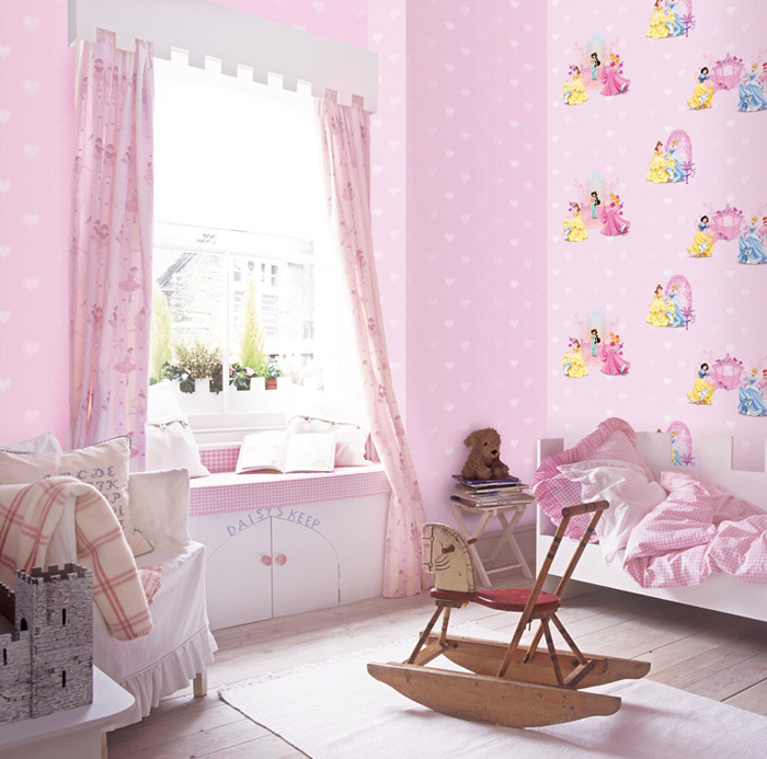 Pink Background Kids Room Decor – wallsnmore
